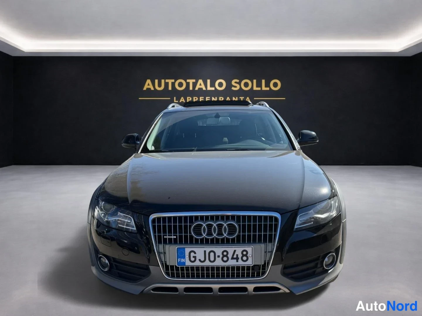 Musta Audi A4 allroad quattro 2011, edestä, kuva 3