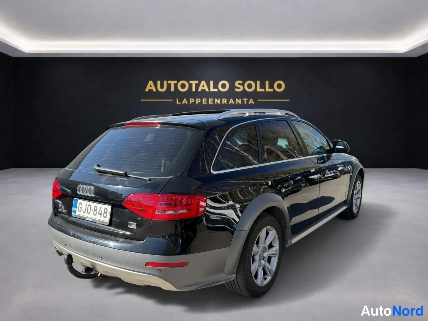 Musta Audi A4 allroad quattro 2011, takaviisto, kuva 6