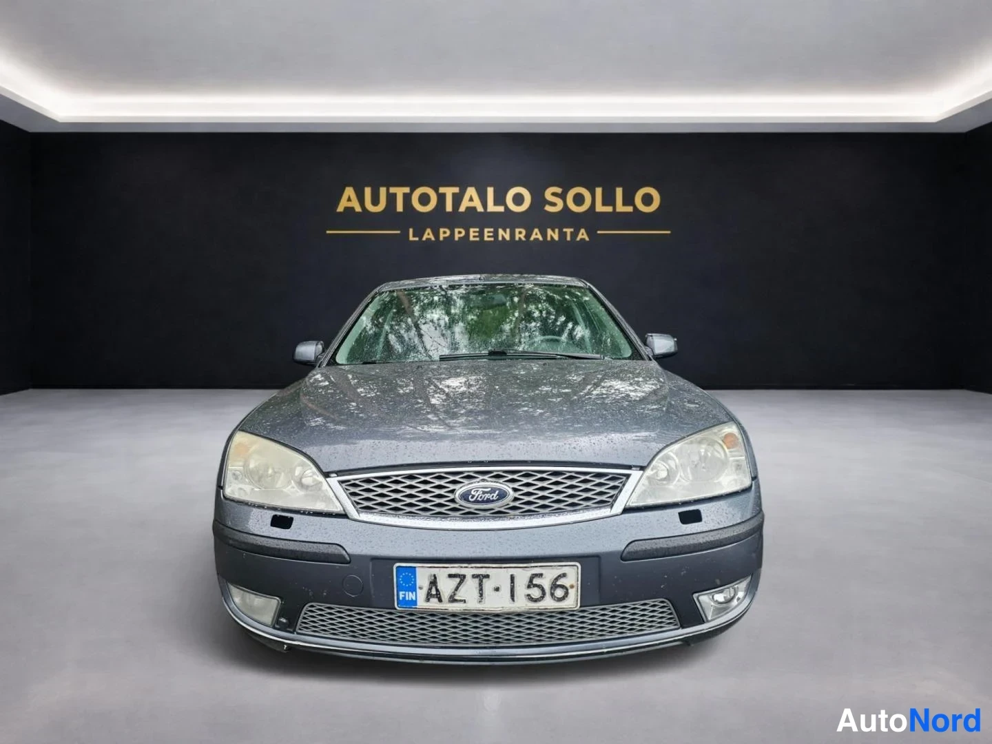 Harmaa Ford Mondeo 2002, edestä, kuva 3