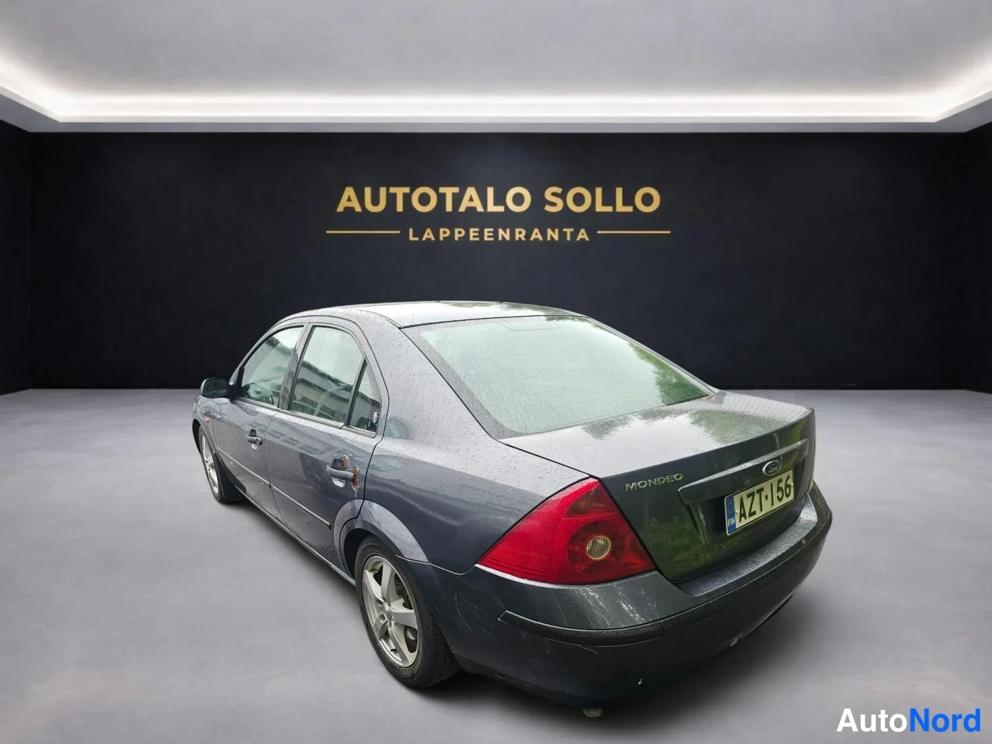 Harmaa Ford Mondeo 2002, takaviisto, kuva 4