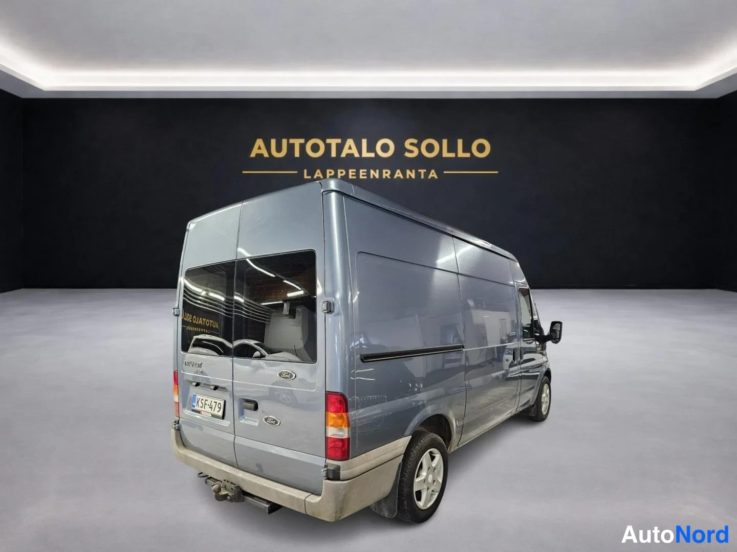 Harmaa Ford Transit 2007, takaviisto, kuva 3