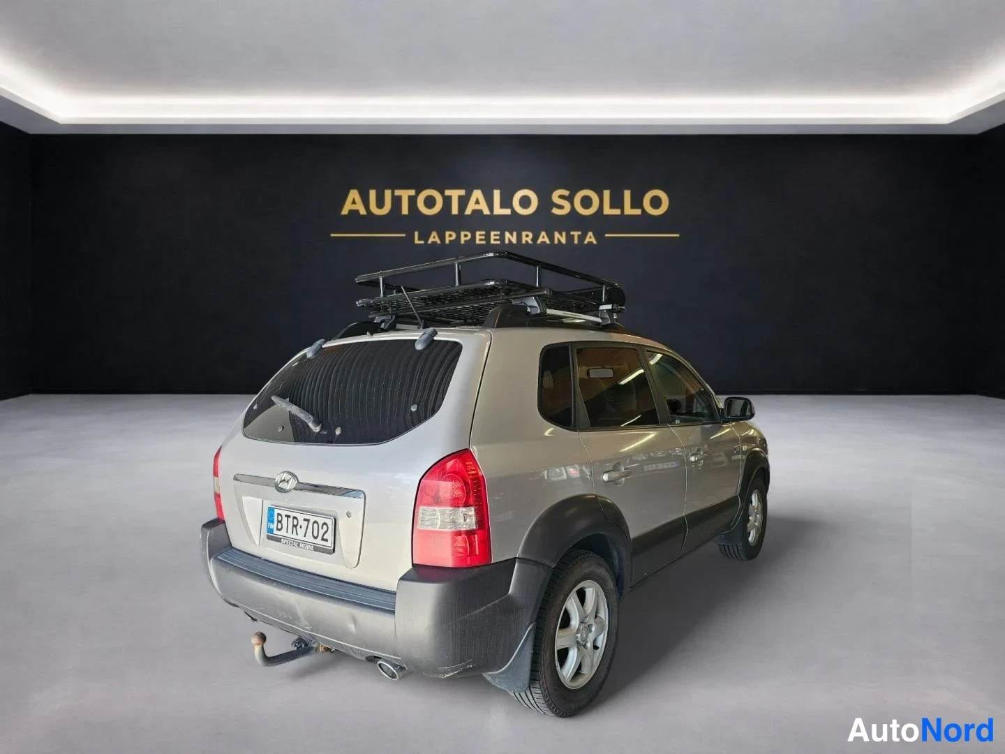 Harmaa Hyundai Tucson 2006, takaviisto, kuva 5