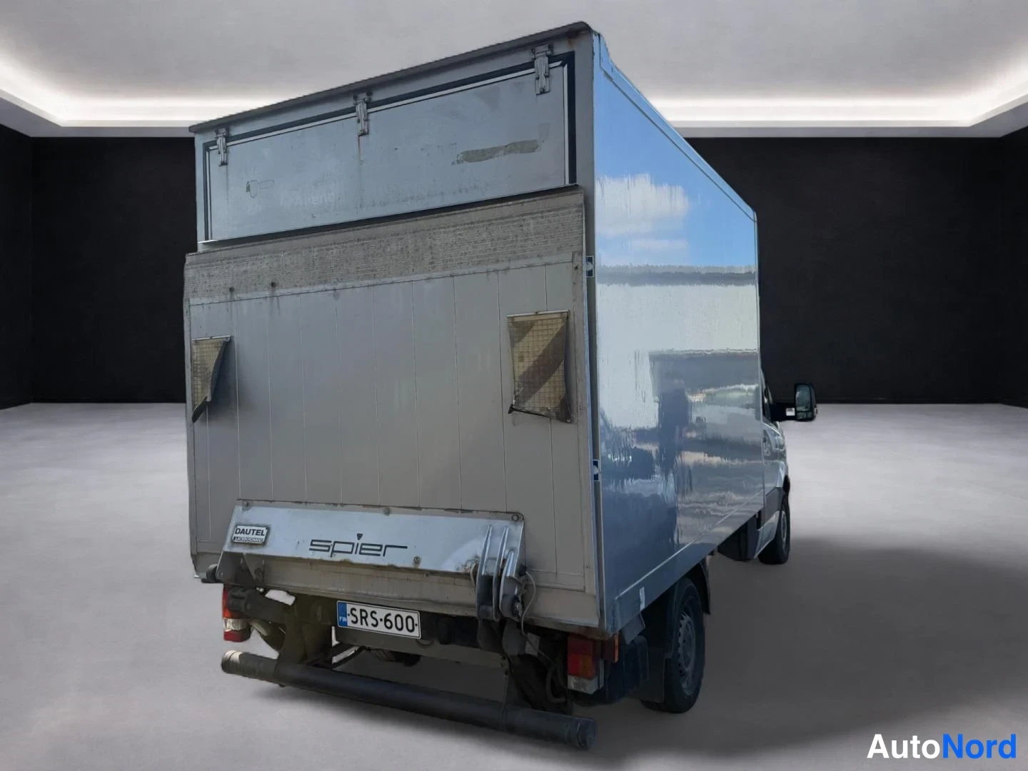 Harmaa Mercedes-Benz Sprinter 2010, takaviisto, kuva 8