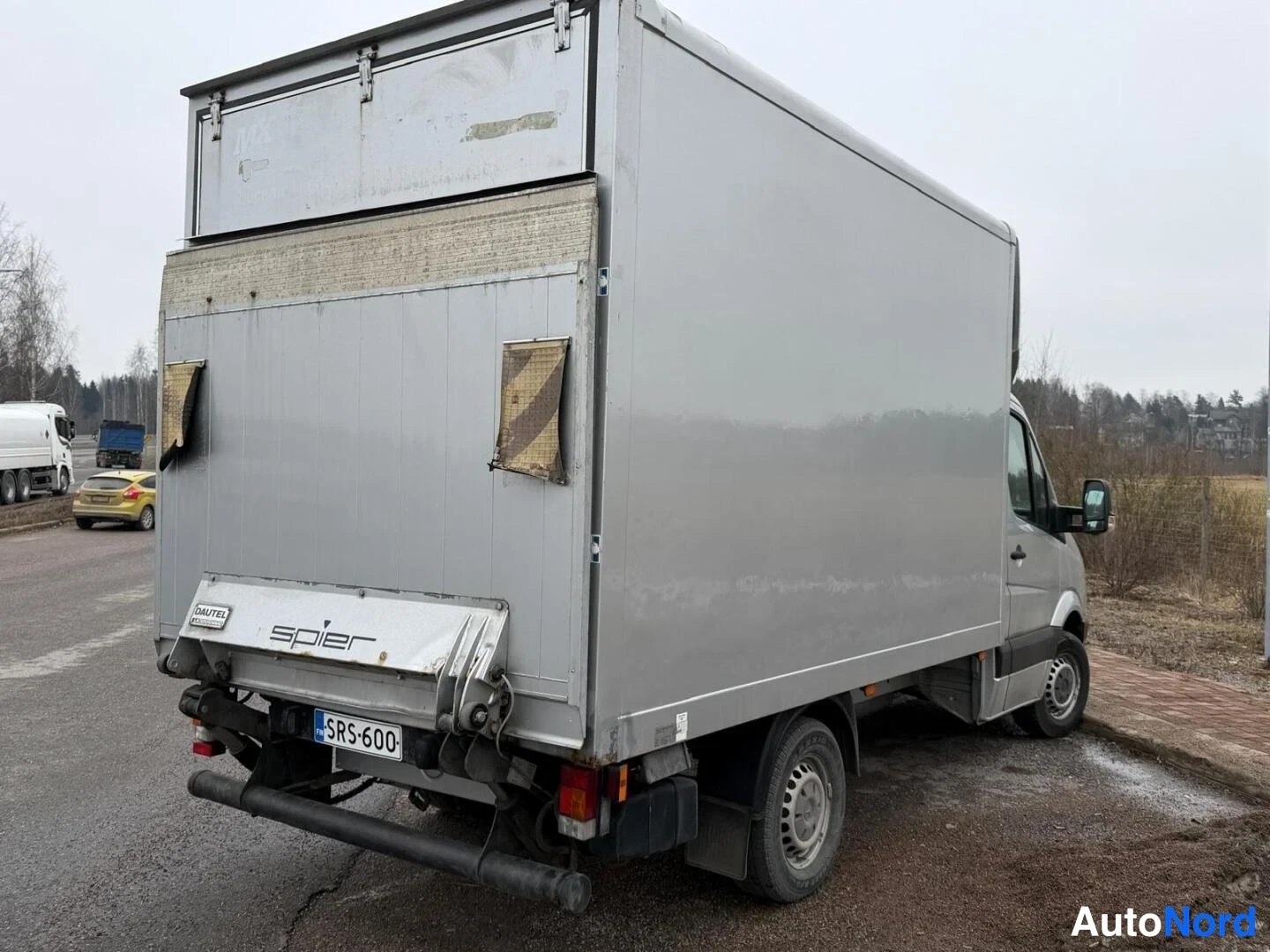 Harmaa Mercedes-Benz Sprinter 2010, takaviisto, kuva 6