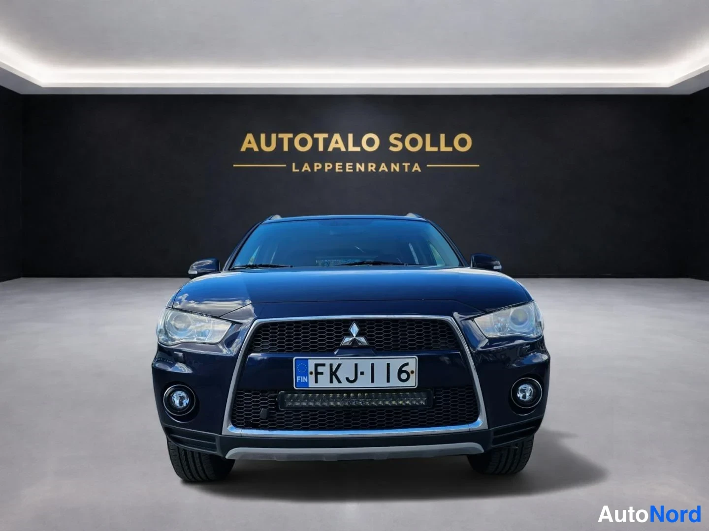 Sininen Mitsubishi Outlander 2012, edestä, kuva 3