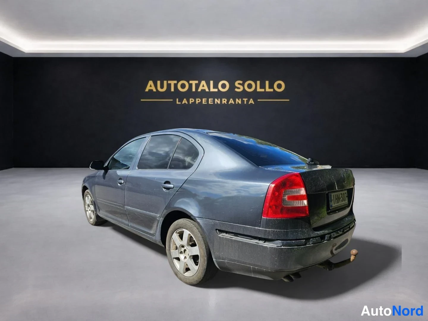 Harmaa Skoda Octavia 2008, takaviisto, kuva 5