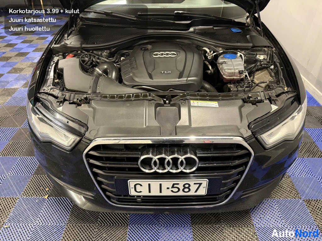 Musta Audi A6 2012, moottoritila, kuva 16