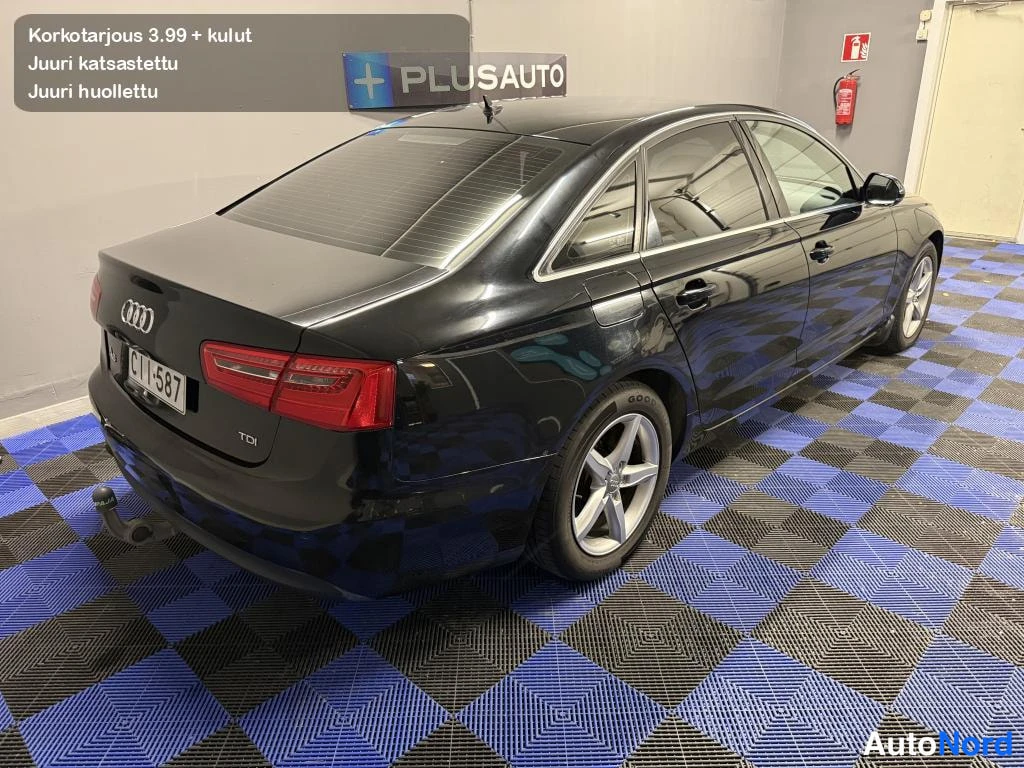 Musta Audi A6 2012, takaviisto, kuva 8