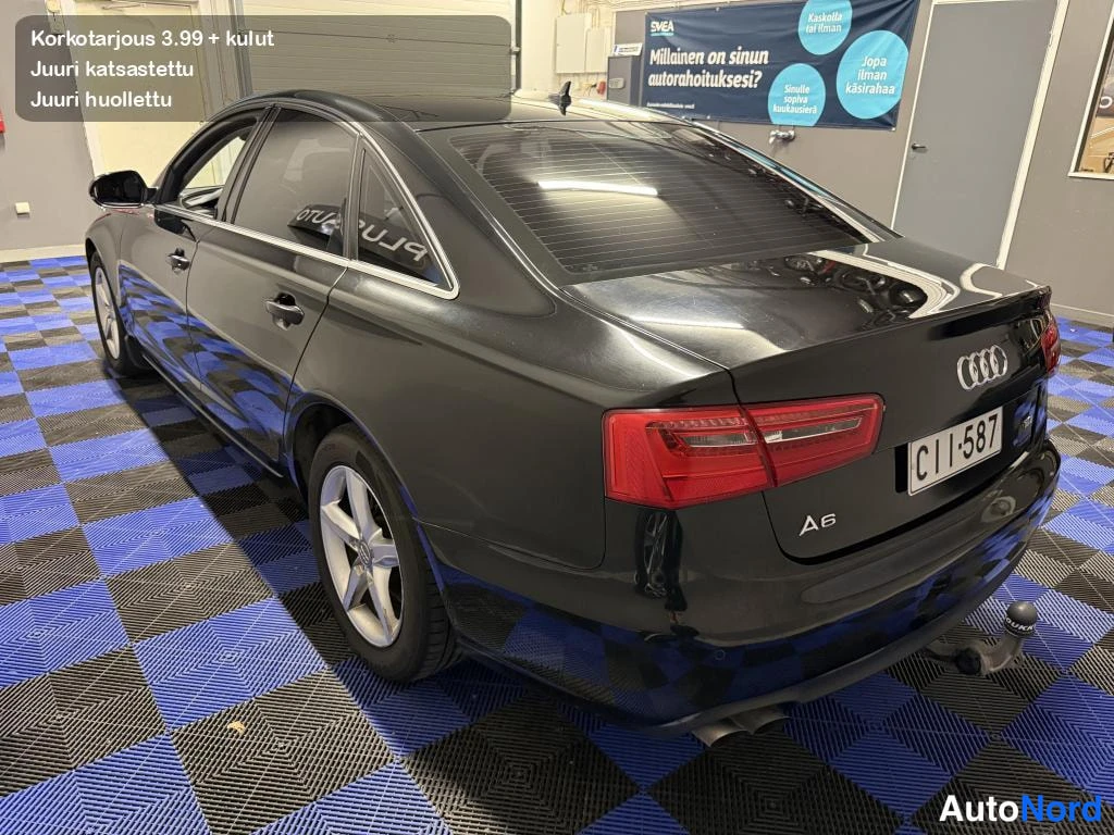 Musta Audi A6 2012, takaviisto, kuva 9