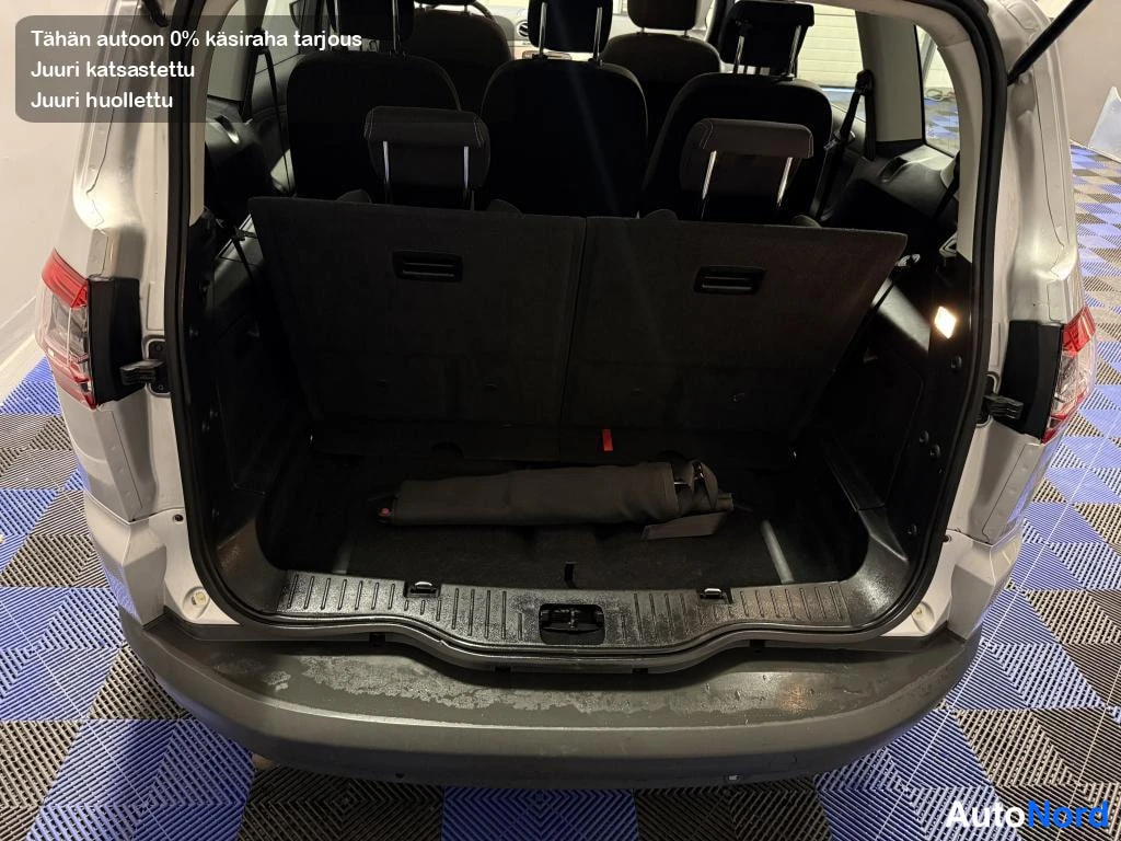 Harmaa Ford S-MAX 2010, tavaratila, kuva 11