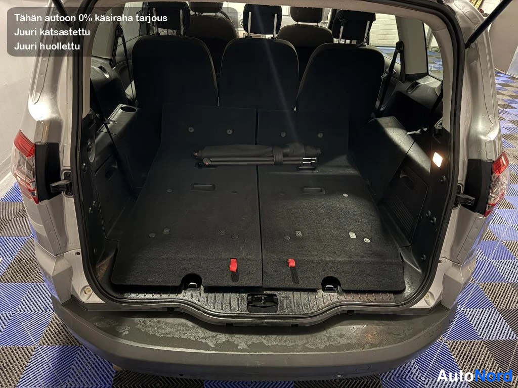 Harmaa Ford S-MAX 2010, tavaratila, kuva 12