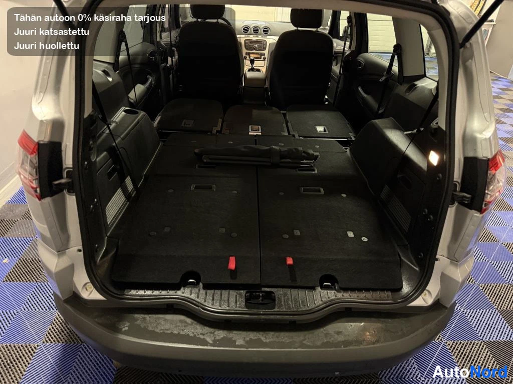 Harmaa Ford S-MAX 2010, tavaratila, kuva 13