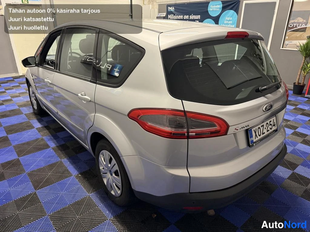 Harmaa Ford S-MAX 2010, takaviisto, kuva 6