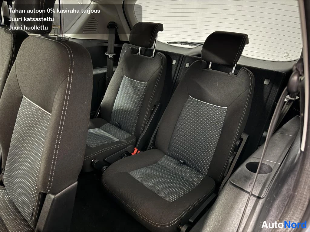 Harmaa Ford S-MAX 2010, takaistuimet, kuva 10