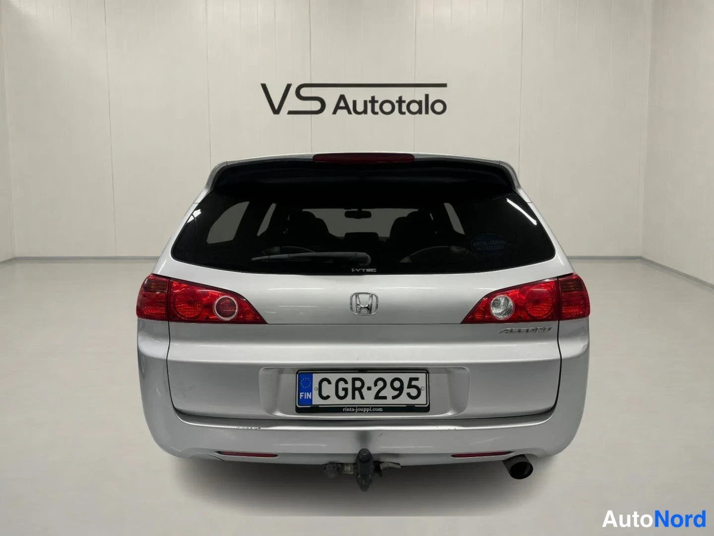 Harmaa Honda Accord Tourer 2008, takaa, kuva 7