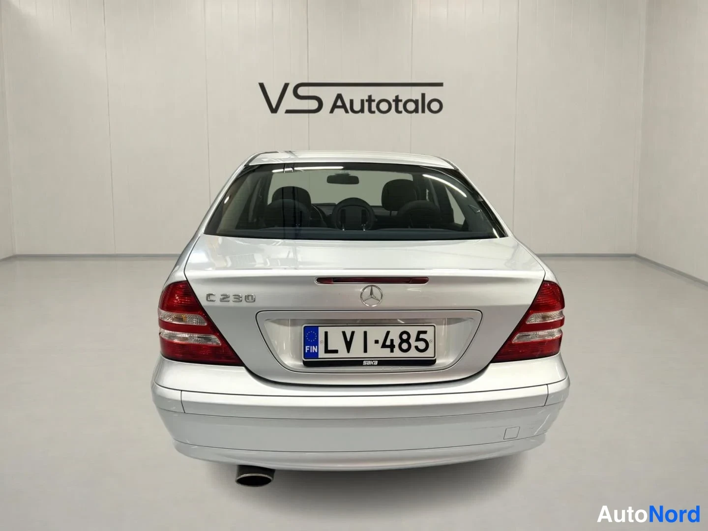 Harmaa Mercedes-Benz C 230 2007, takaa, kuva 6