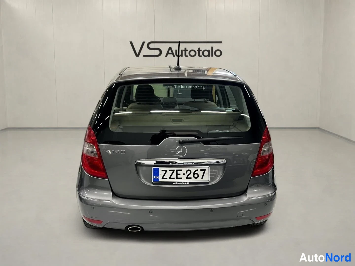 Harmaa Mercedes-Benz A 160 2011, takaa, kuva 7