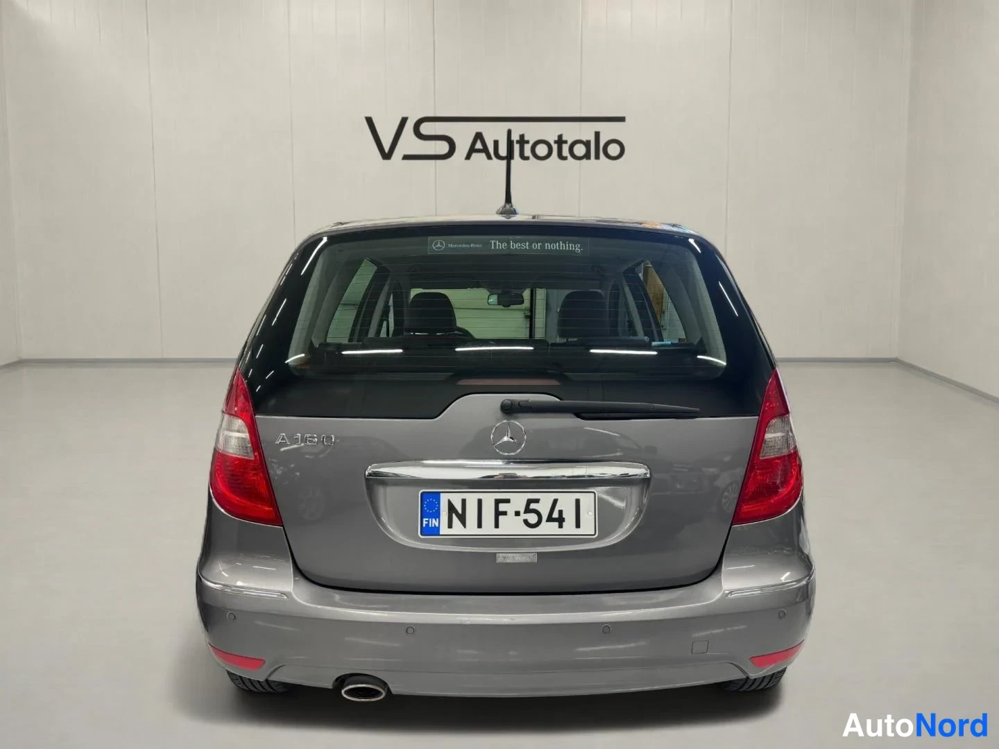 Harmaa Mercedes-Benz A 160 2010, takaa, kuva 7