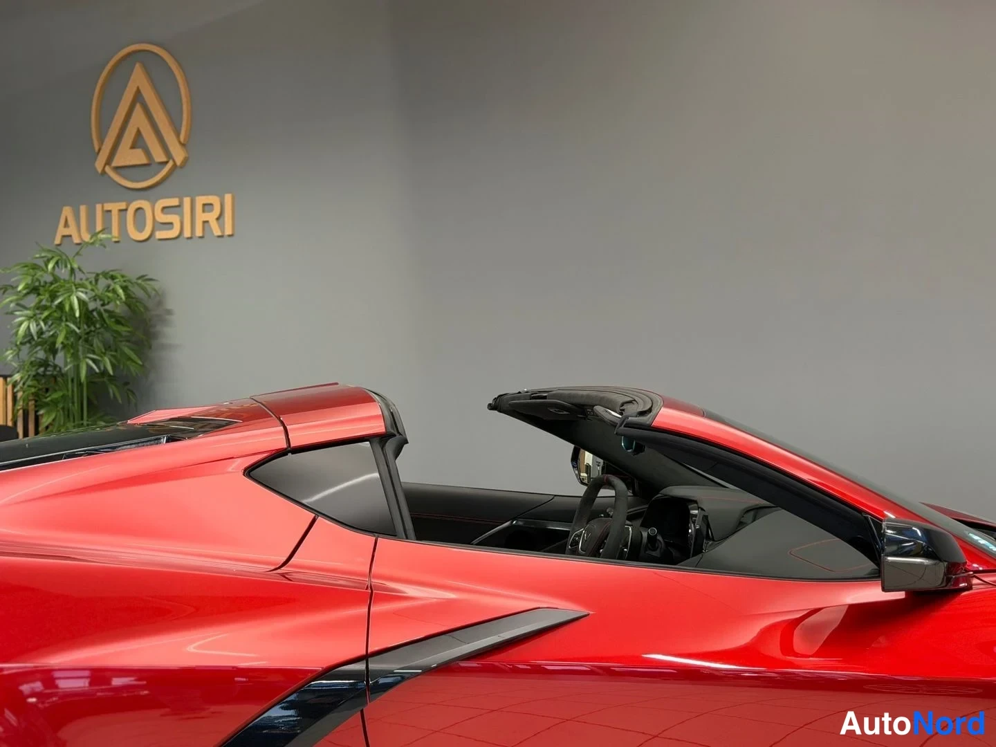 Punainen Chevrolet Corvette 2023, sivulta, kuva 6