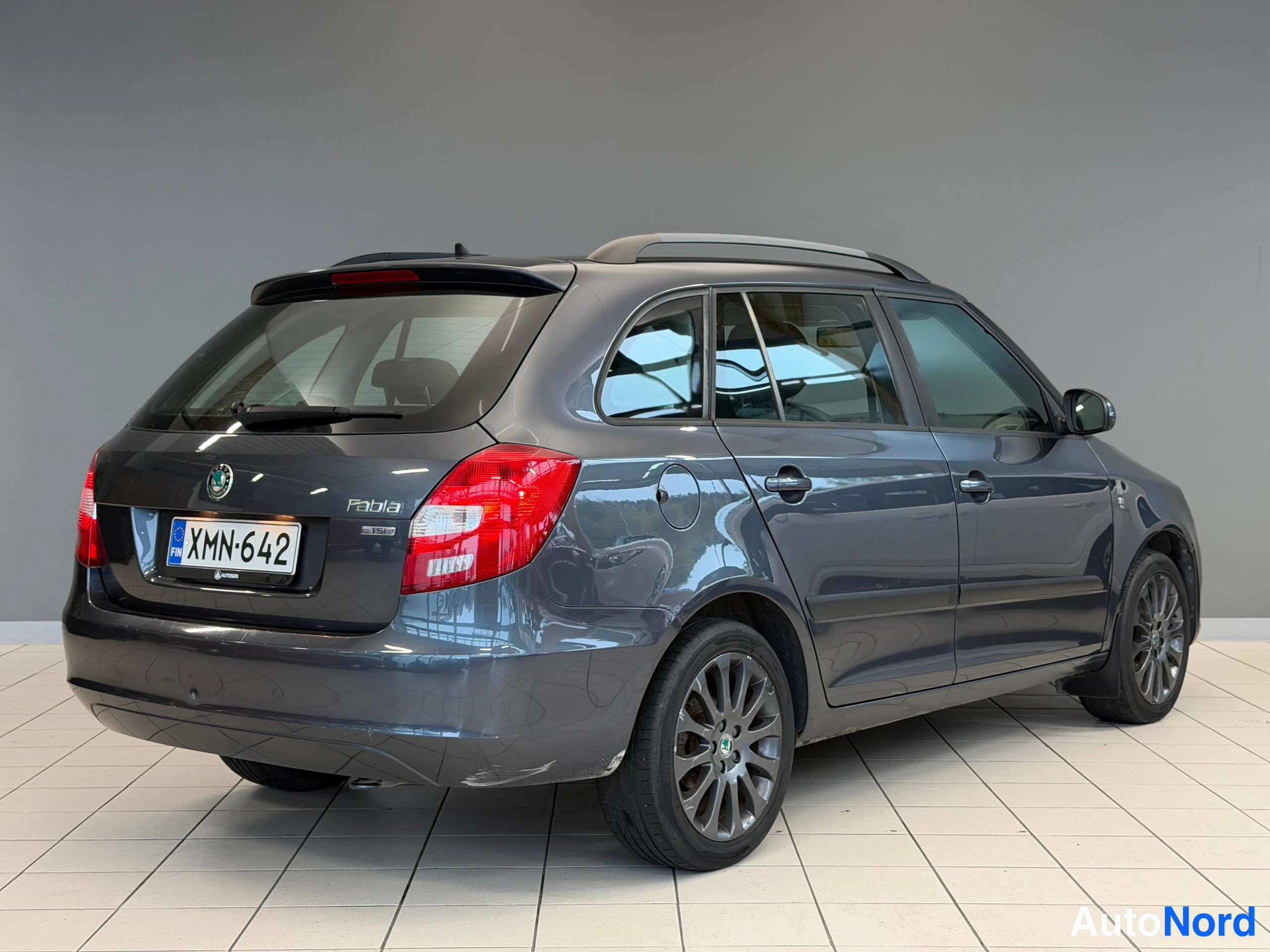 Harmaa Skoda Fabia 2012, takaviisto, kuva 14