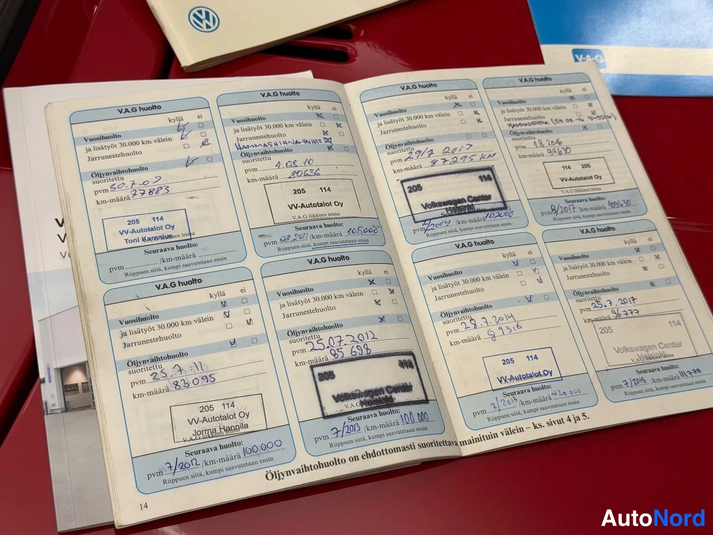 Punainen Volkswagen Jetta 1989, asiakirja, kuva 31