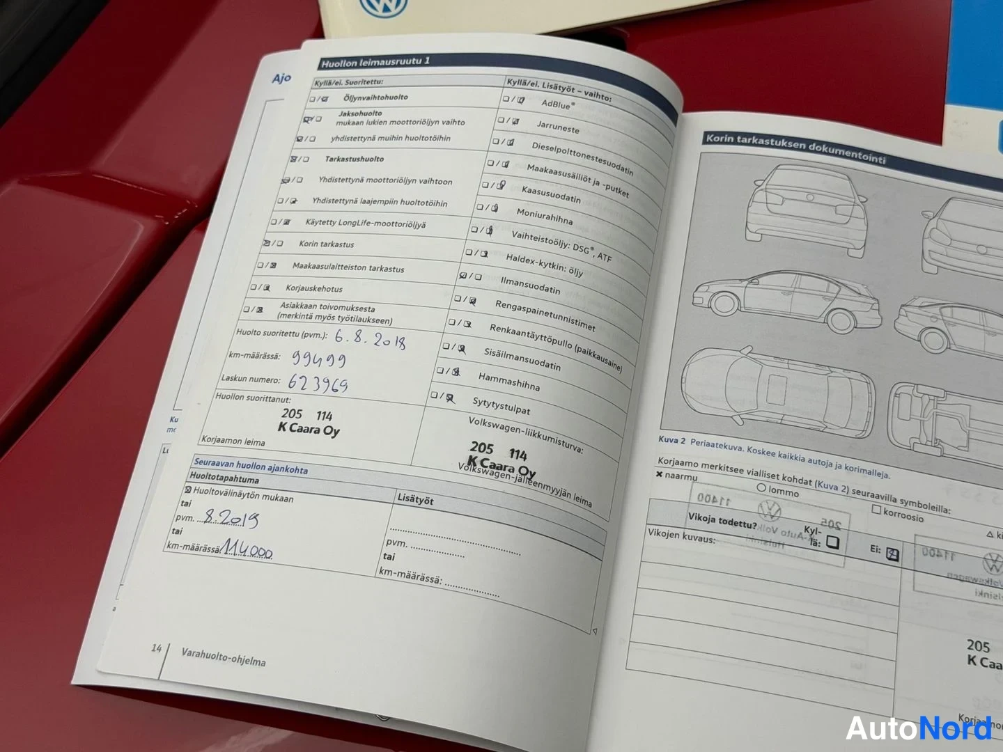 Punainen Volkswagen Jetta 1989, asiakirja, kuva 32