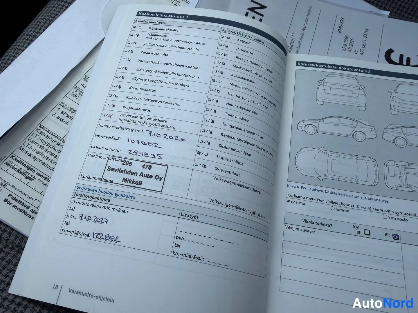 Punainen Volkswagen Jetta 1989, asiakirja, kuva 34