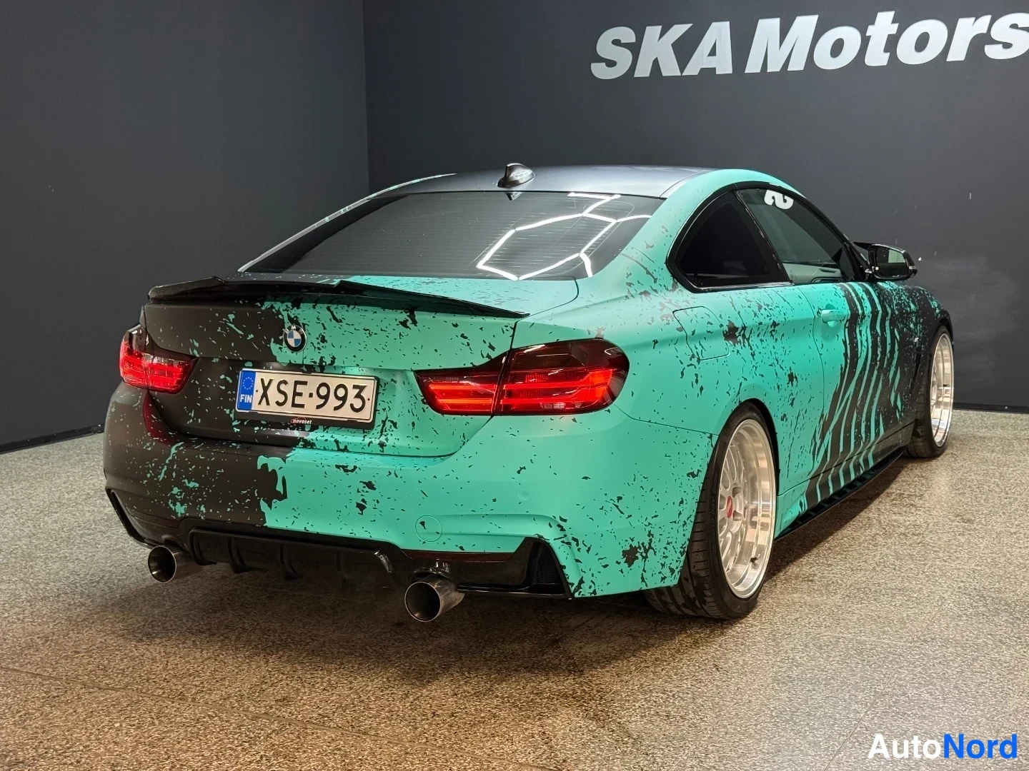 Musta BMW 428i 2014, takaviisto, kuva 7