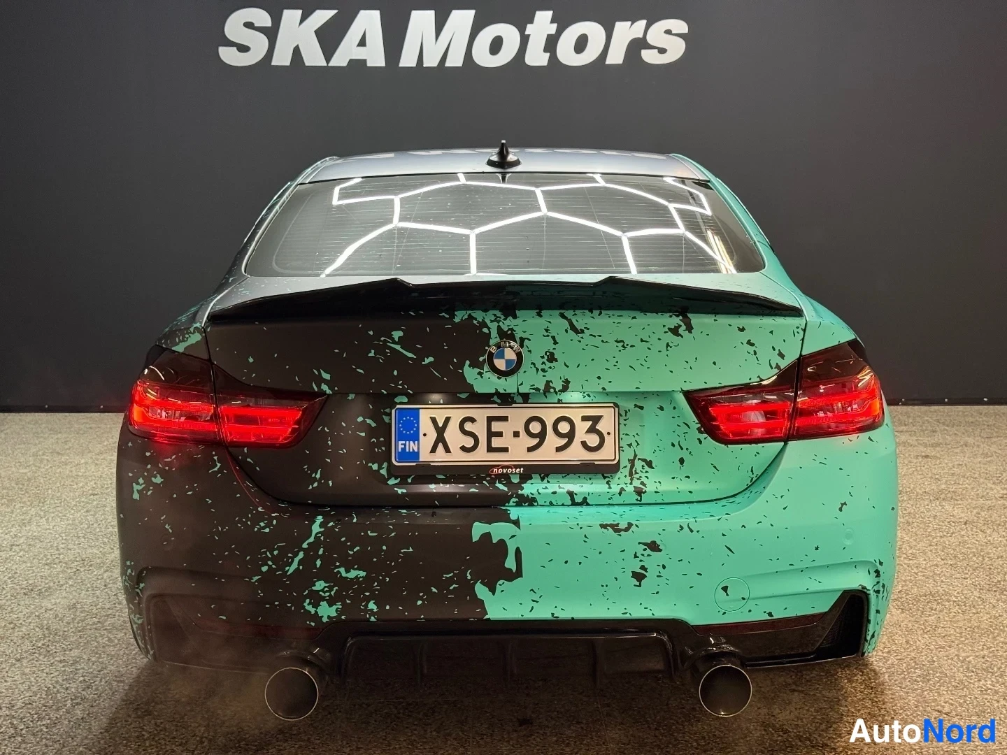 Musta BMW 428i 2014, takaa, kuva 8