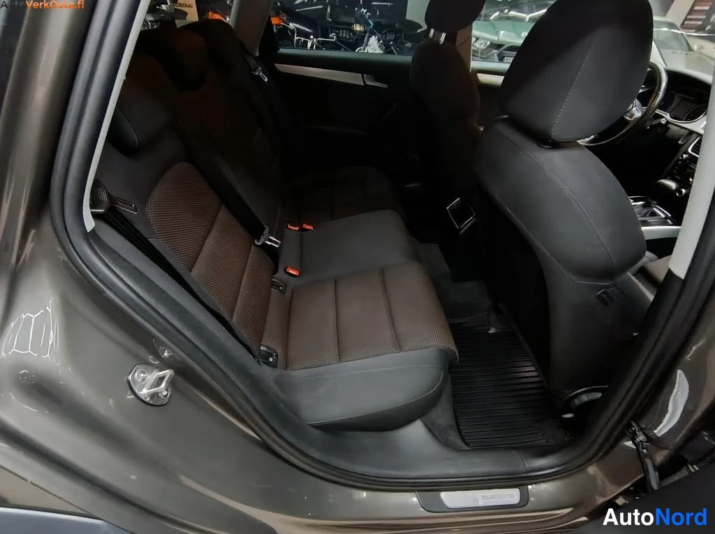 Harmaa Audi A4 Allroad 2013, takaistuimet, kuva 15