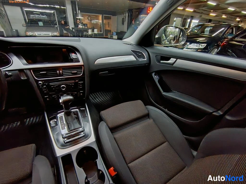 Harmaa Audi A4 Allroad 2013, ohjaamo, kuva 11