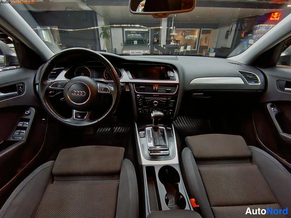 Harmaa Audi A4 Allroad 2013, ohjaamo, kuva 12