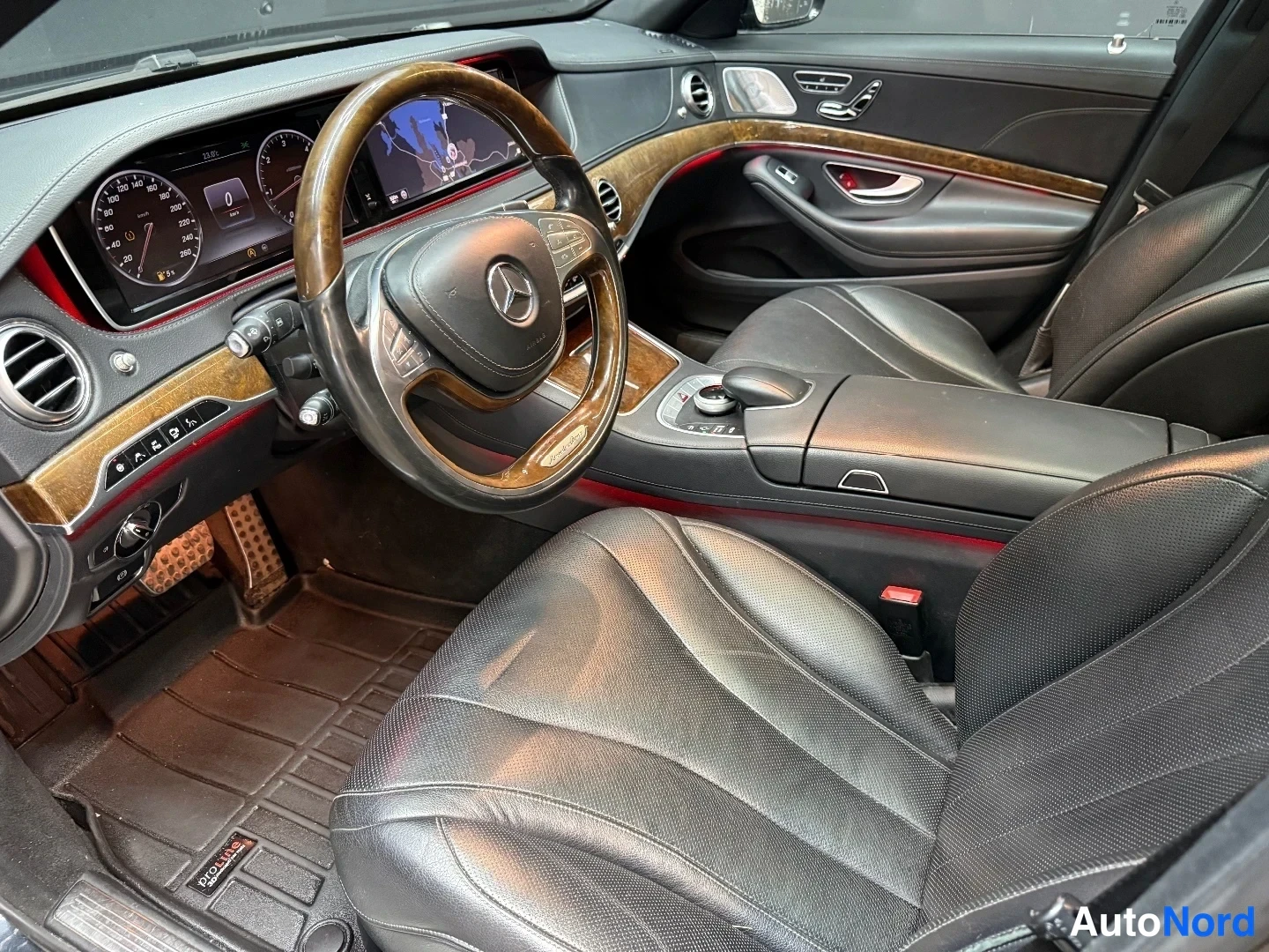 Musta Mercedes-Benz S 350 CDI 4MATIC 2015, ohjaamo, kuva 12