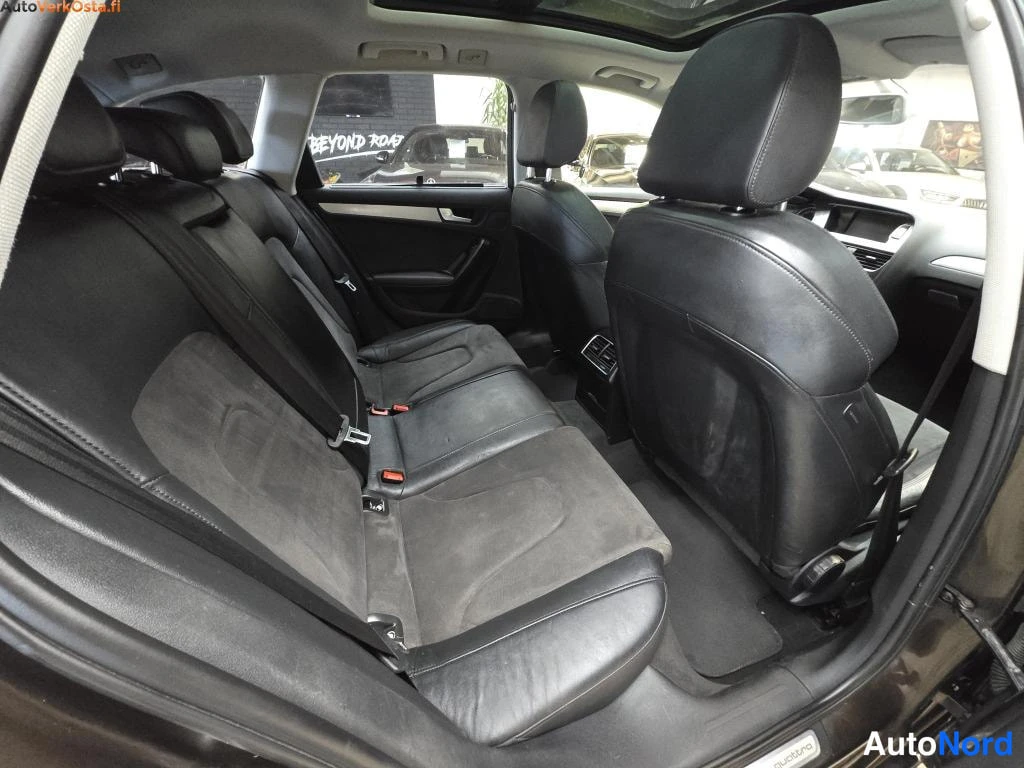 Ruskea Audi A4 Allroad 2010, takaistuimet, kuva 13