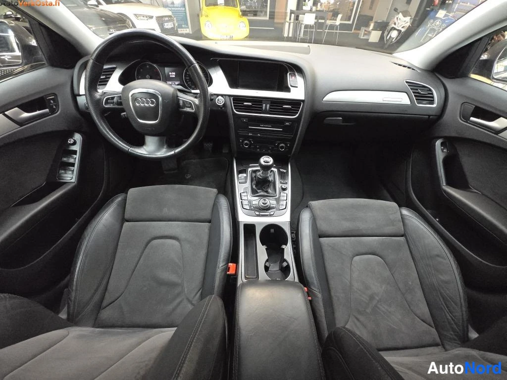 Ruskea Audi A4 Allroad 2010, ohjaamo, kuva 9