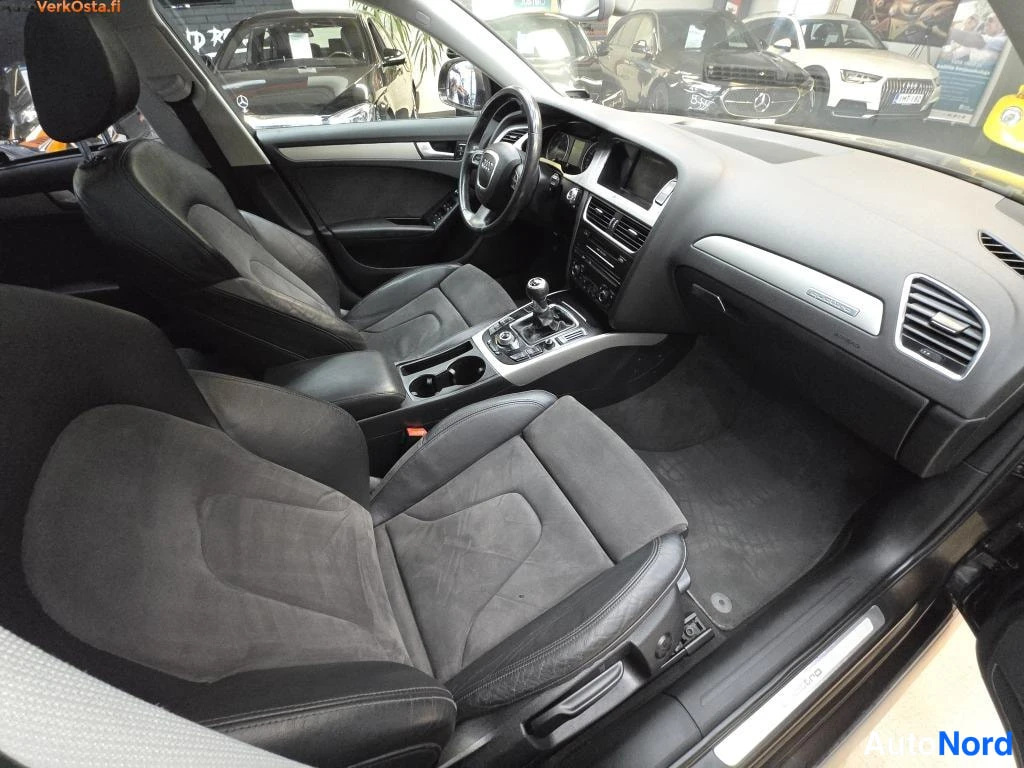 Ruskea Audi A4 Allroad 2010, etuistuimet, kuva 11