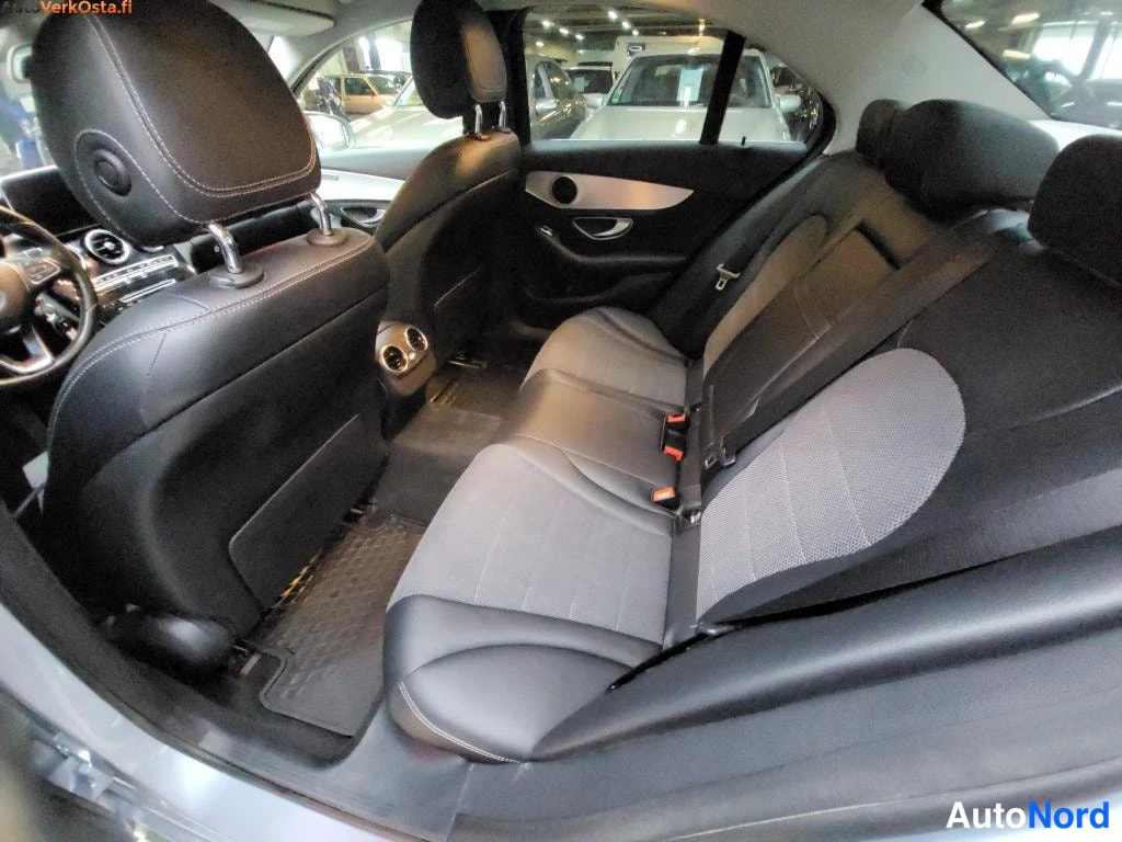 Harmaa Mercedes-Benz C 220 BlueTEC 2015, takaistuimet, kuva 12