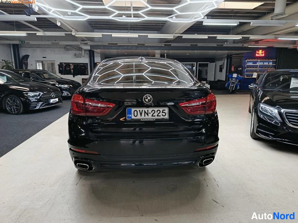 Musta BMW X6 2015, takaa, kuva 8