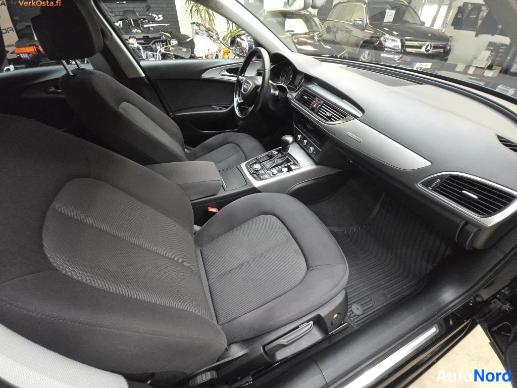 Musta Audi A6 Avant 2013, etuistuimet, kuva 12
