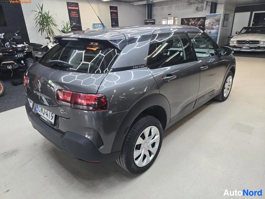 Harmaa Citroen C4 Cactus 2019, takaviisto, kuva 4