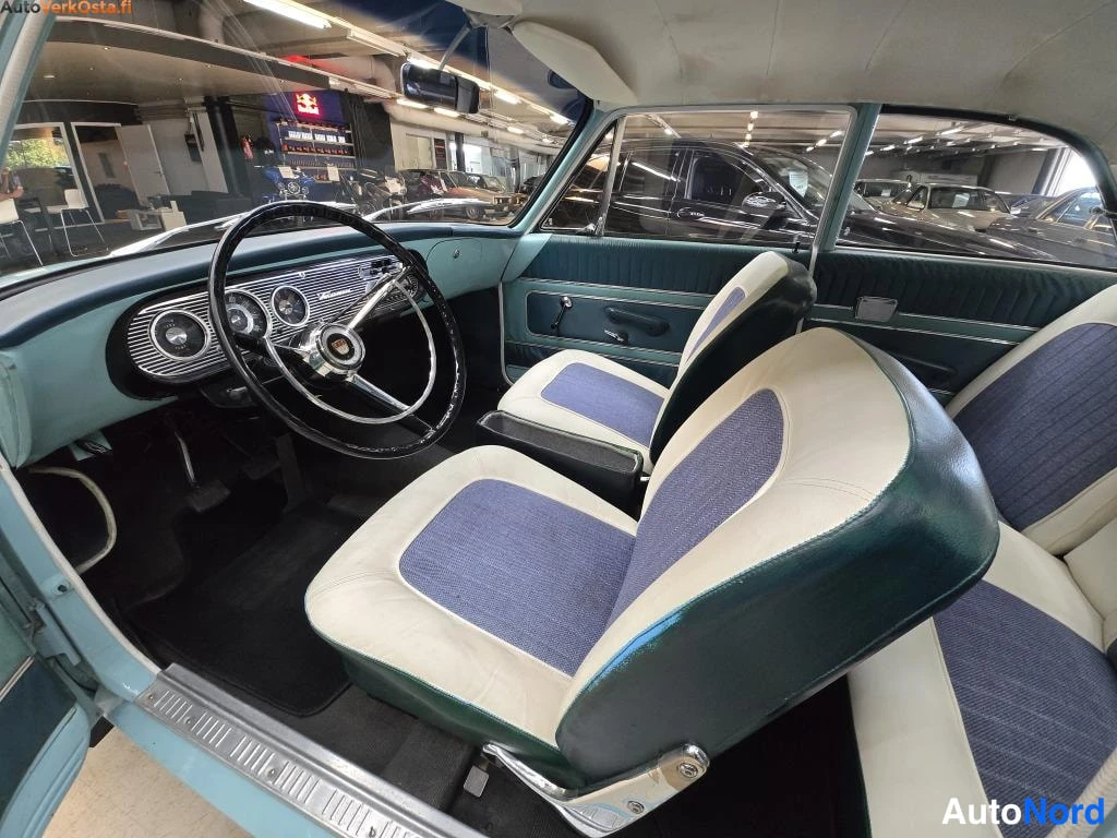 Turkoosi Ford Taunus 1963, ohjaamo, kuva 7