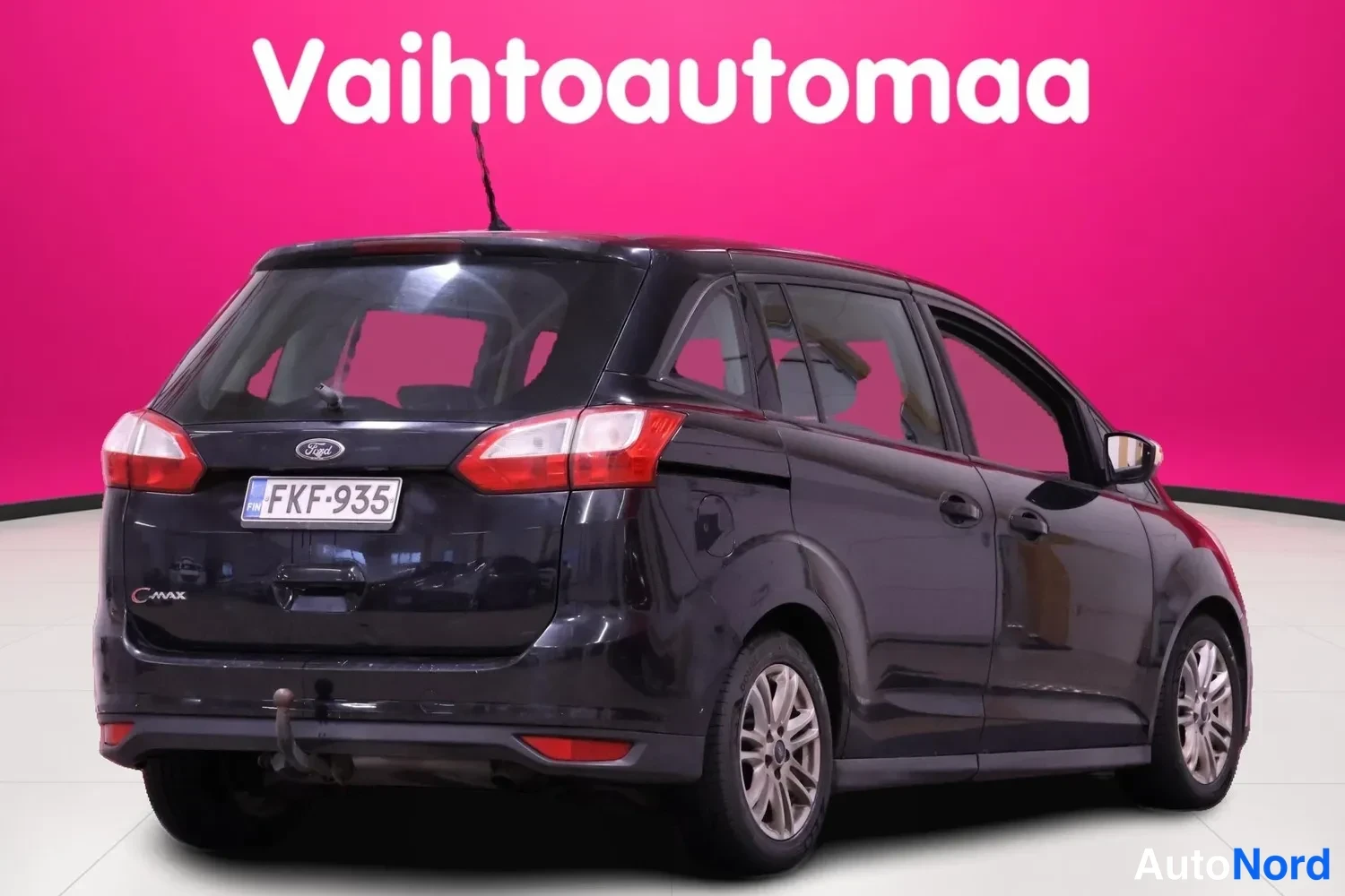 Musta Ford Grand C-Max 2011, takaviisto, kuva 5