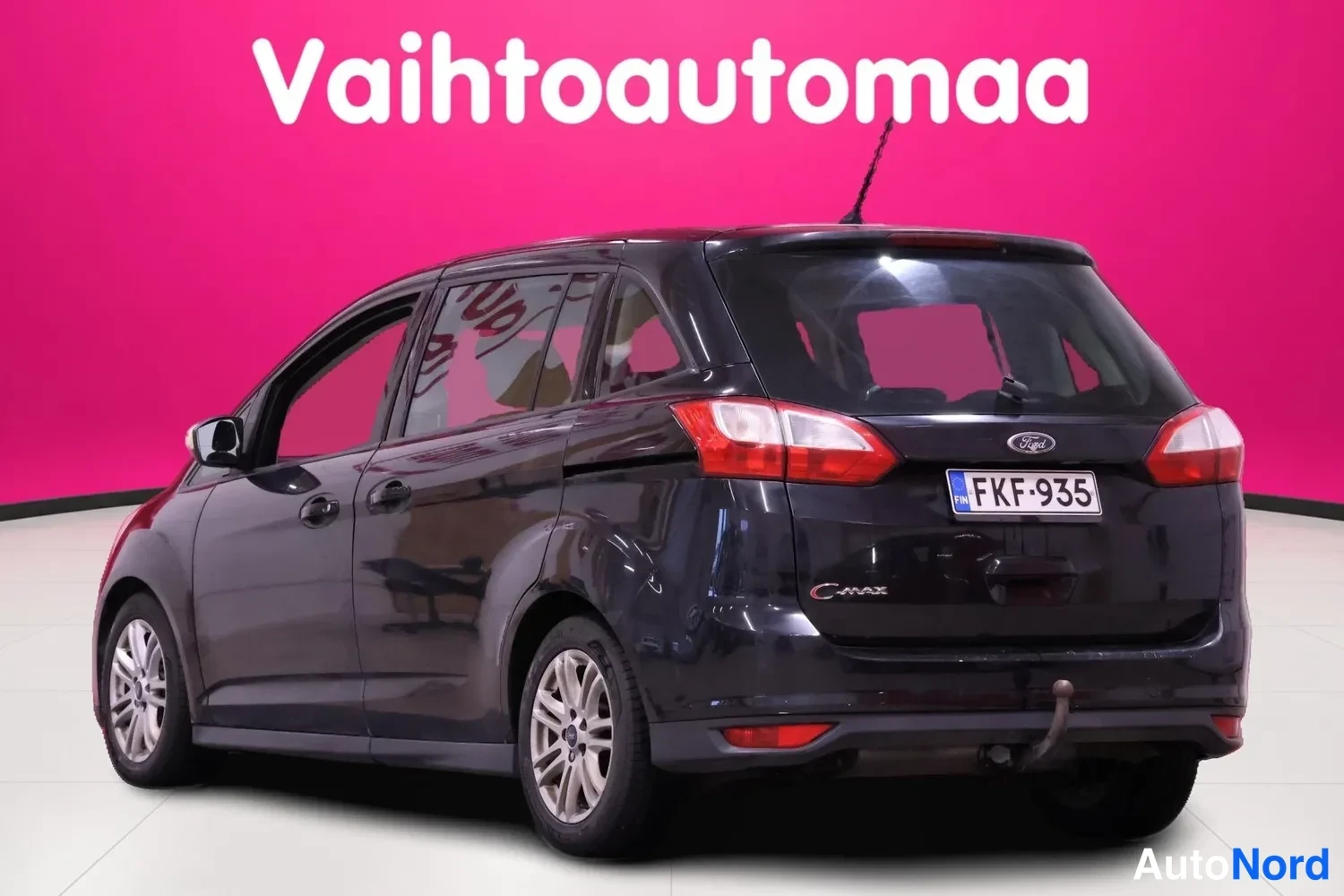 Musta Ford Grand C-Max 2011, takaviisto, kuva 6