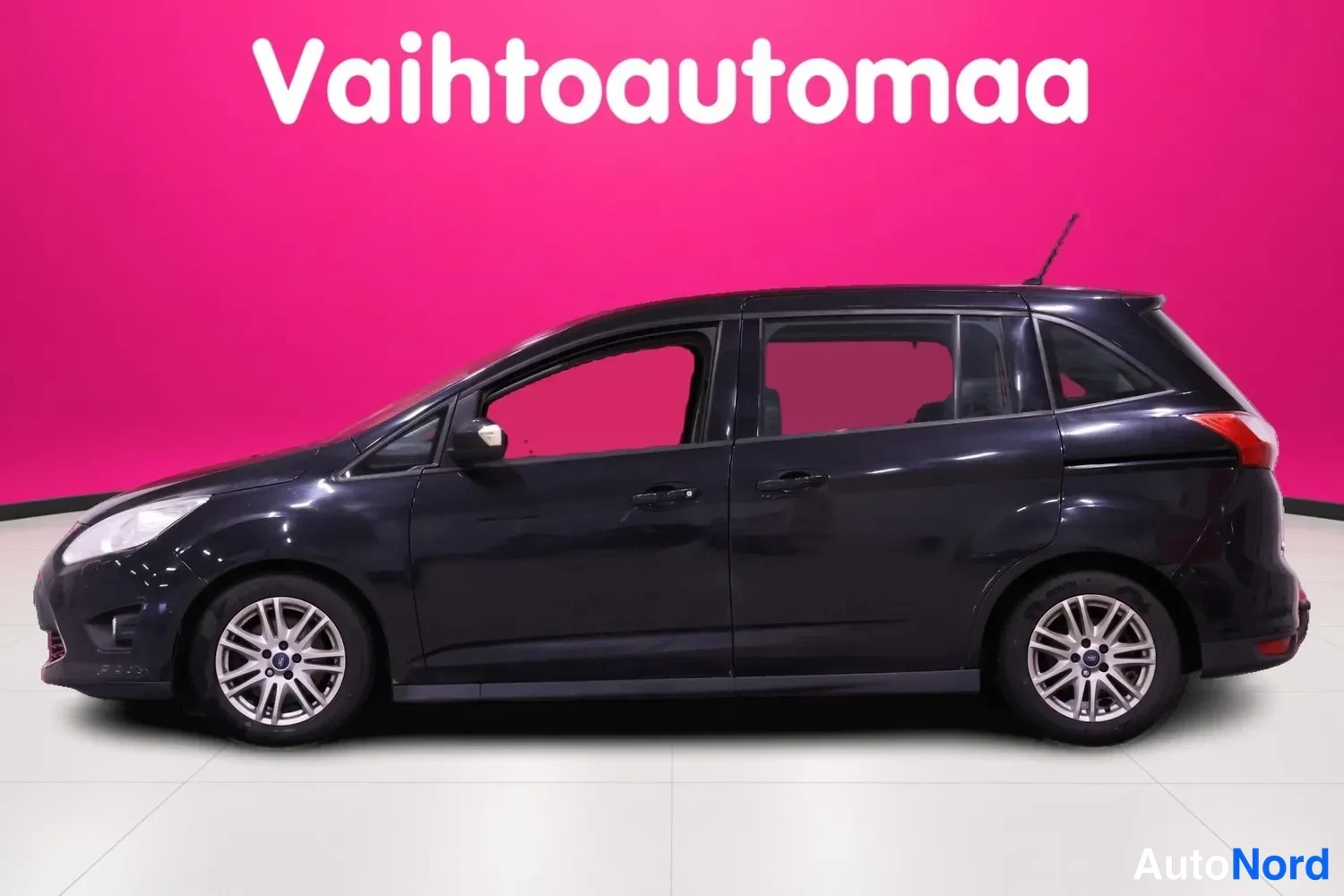 Musta Ford Grand C-Max 2011, sivulta, kuva 4