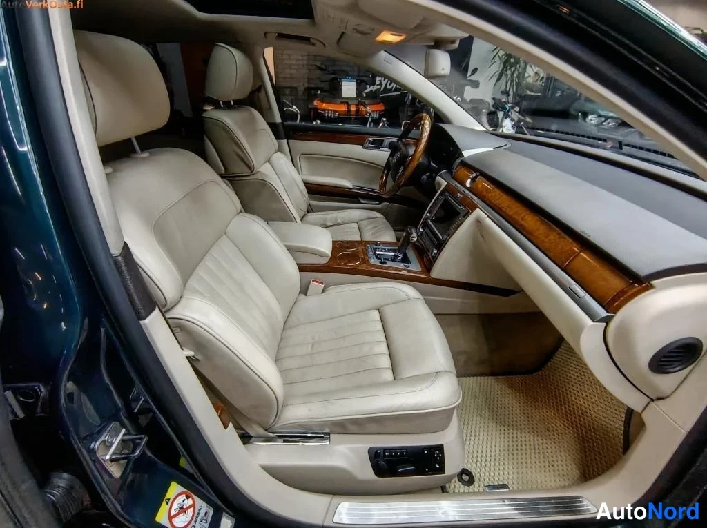Vihreä Volkswagen Phaeton 2009, etuistuimet, kuva 14