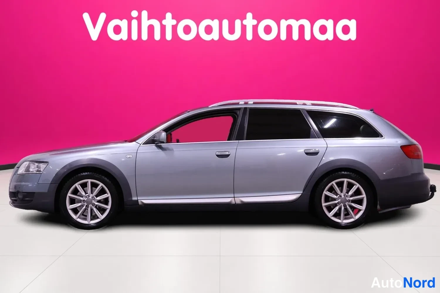 Harmaa Audi A6 allroad quattro 2006, etuviisto, keula vasemmalle, kuva 2