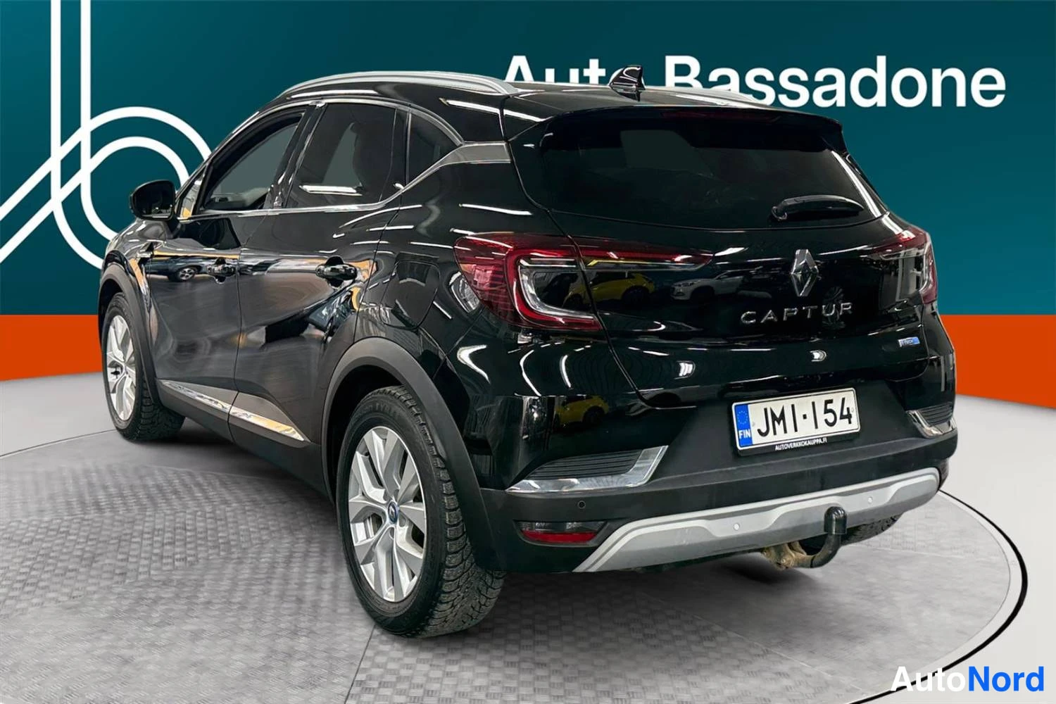 Musta Renault Captur E-TECH Plug-in hybrid 2021, takaviisto, kuva 6