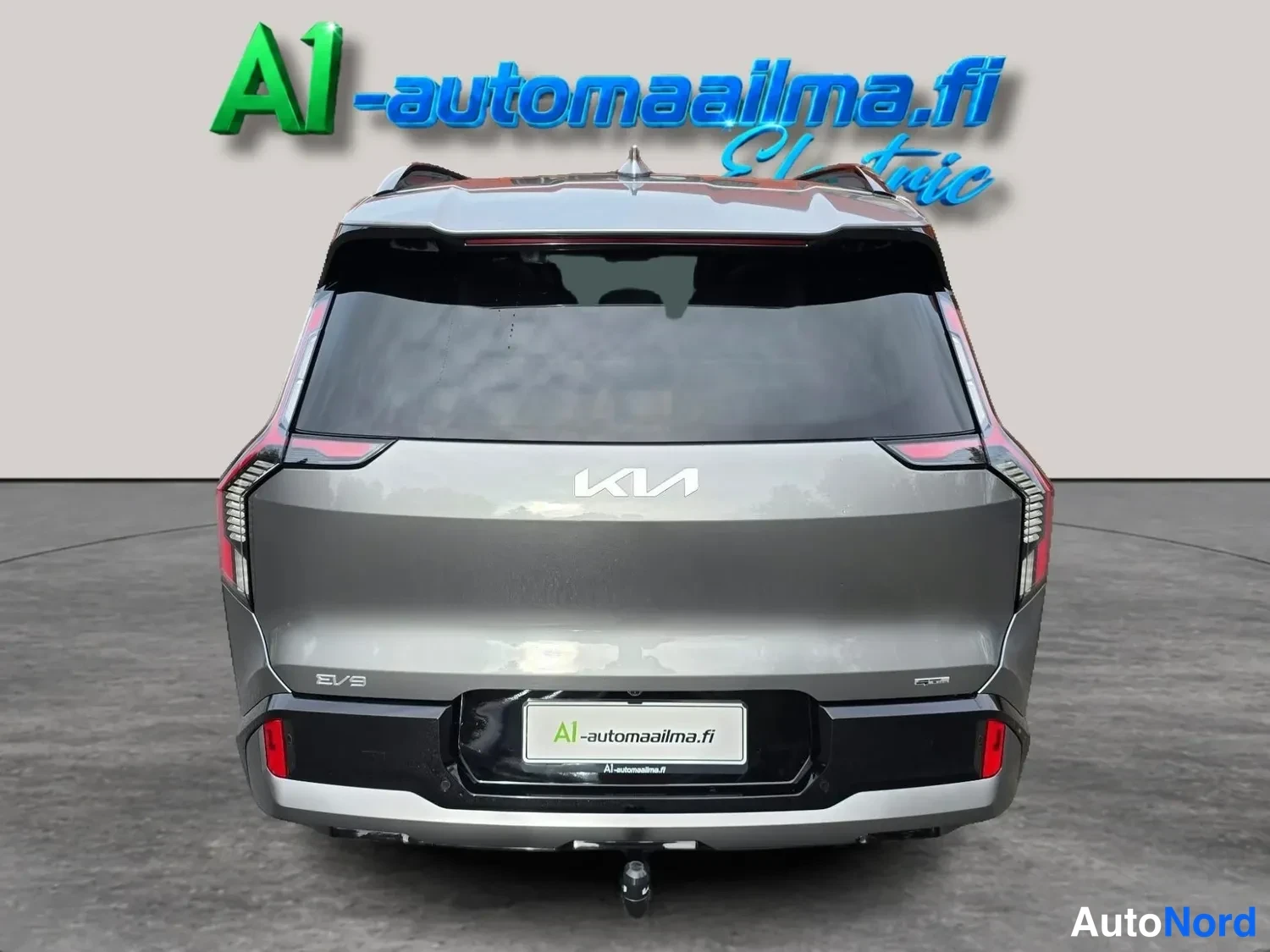Harmaa Kia EV9 2024, takaa, kuva 6