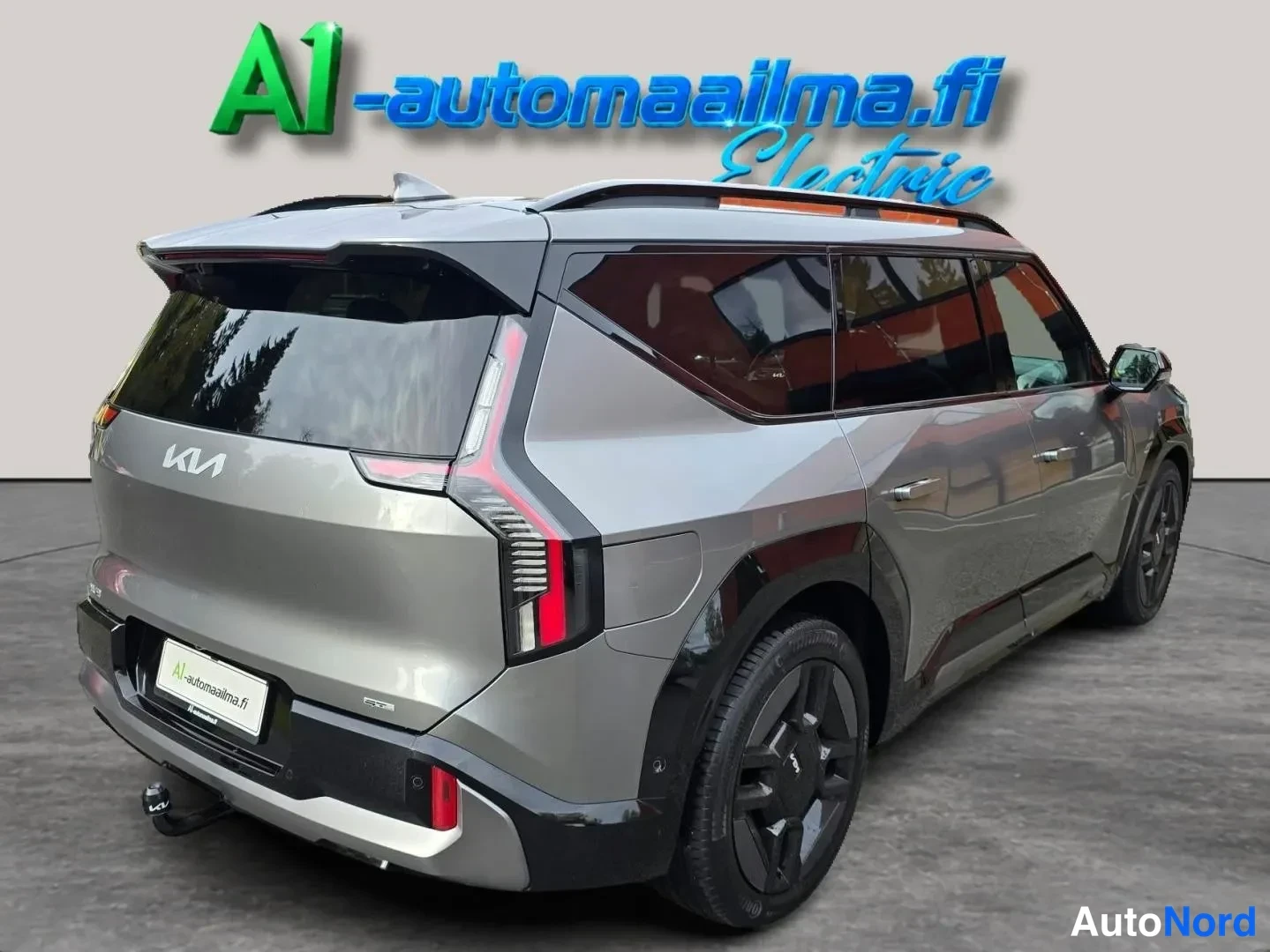 Harmaa Kia EV9 2024, takaviisto, kuva 5