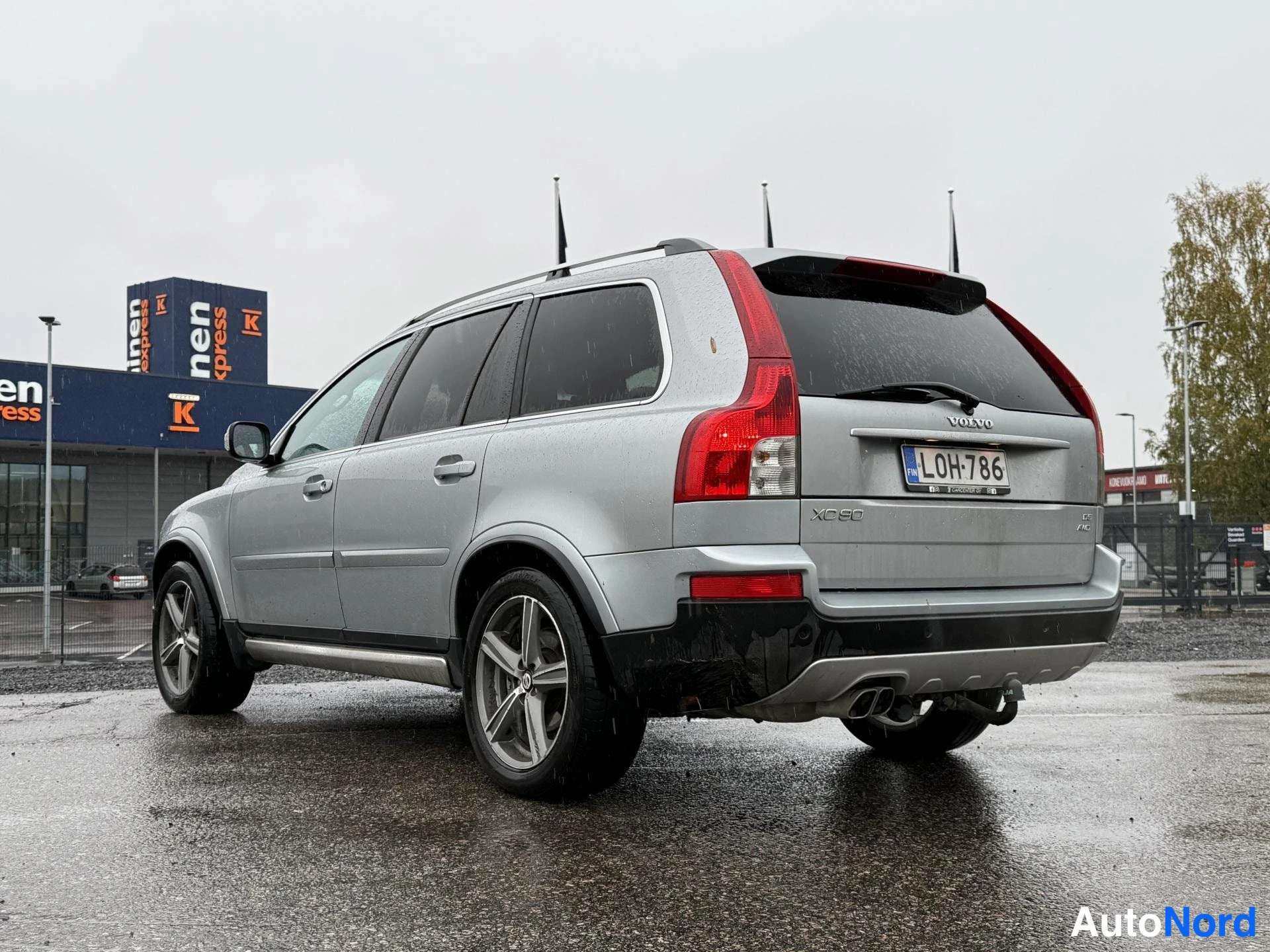 Hopea Volvo XC90 2008, takaviisto, kuva 4